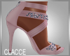 C pretty in pink heels