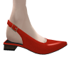 ¿ Red Slingback Flats
