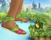 Spring Froggy Sandals