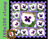 giant pansy stamp