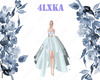 Wedding Dress Blue