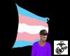 Trans Flying Pride Flag