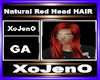Natural Red Head HAIR