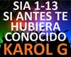 Karol G - Si Antes Te