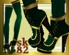 {sk82}Green&Gold Shoes