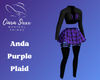 Anda Purple Plaid