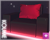 Black Red Chair