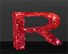 R Letter Red Love