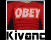(K) Camiseta Obey