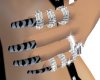 Zebra Nail Art Long Nail