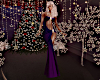 Elegant Purple Gown