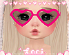 Kids Pink Heart Glasses