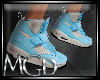 MGD:.F Baby Blue Jordans