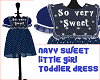 Kids dress Navy sweet