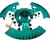 Teal Dance Table/Bar