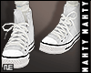 ɳ White Converse