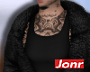 Oversize Fur Coat Black
