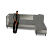Gray Push Couch
