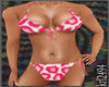 pink/wht cheetah bikini