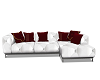 Red N Wht Sofa