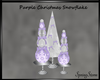 Purple Christmas Snowfla
