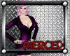 ;P Leather Dress Violet