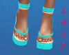 Summer Blue Sandals