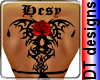 Hesy rose tribal tattoo