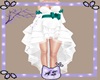 K Ruffle Teal