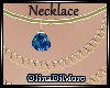 (OD) Blue stone necklace