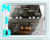 ~MK~Cabin Fireplace