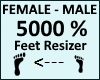 Feet Scaler 5000%
