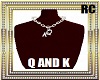 RC Q AND K  NECKLACE