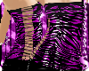 *S Purple/Blak Zebra Top