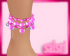 Pink Ankle Jewels