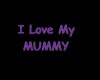I Love My Mummy T