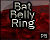 (PB)Bat Belly Ring