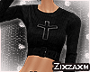 Cross sweater