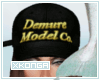 .x Demure Model Hat