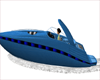 Blue Speed boat