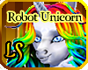 Robot Unicorn  Hair