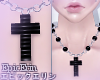 [E]Rosary Cross Necklace