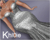 K NYE silver gown