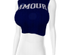 Blue Amour top