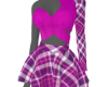 Queen Plaid Pink