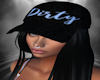 Blue "Dirty" Hat/Hair