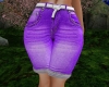 RLL Purple Jean Shorts