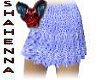 light blue knit mini
