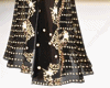 $ Dress Gold/Black Luxo