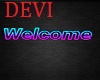 DV Welcome Sign Neon